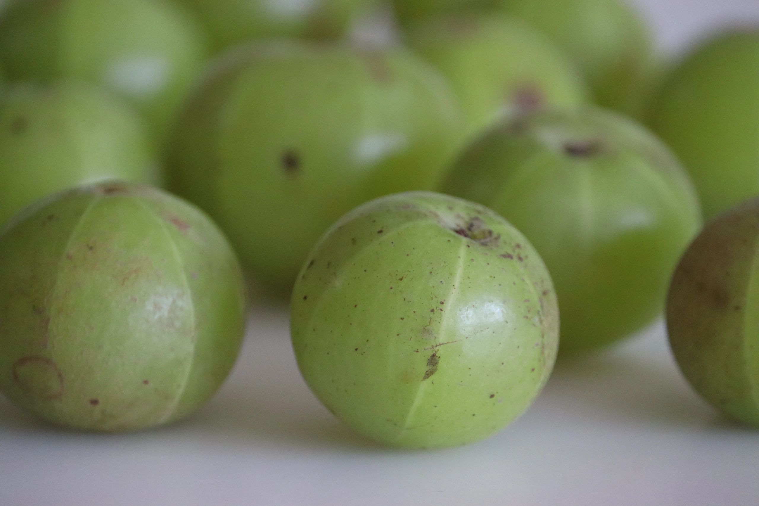 Fresh amla fruit in a clean product-style image